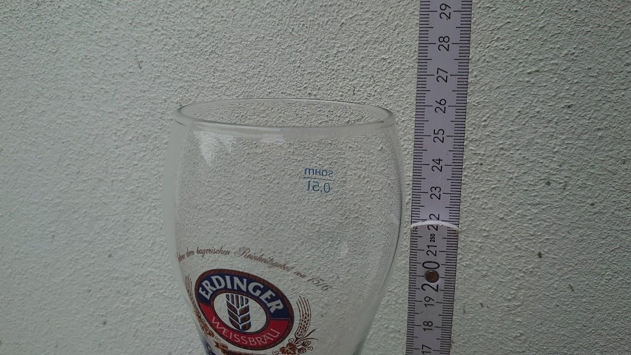 Bierglas Erdinger 
