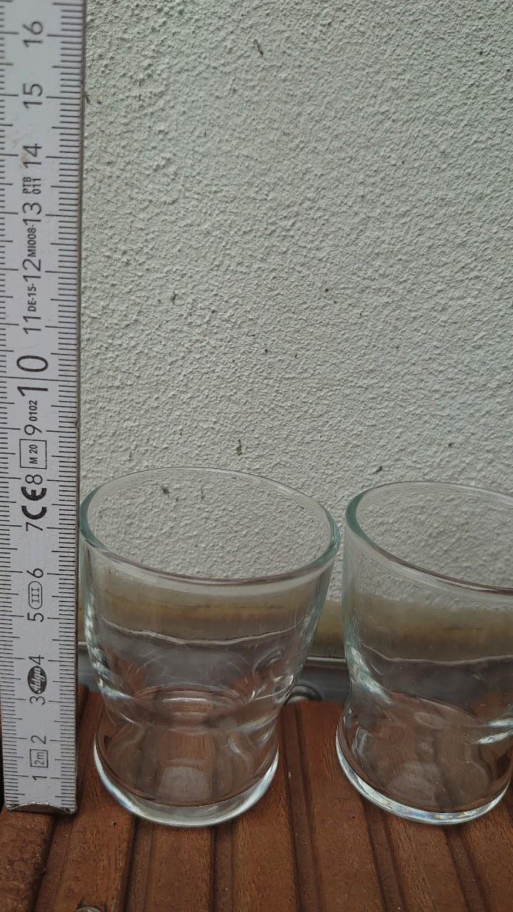 Glas Gläser Trinkglas 70er Jahre original Vintage