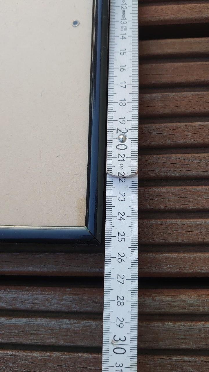 Bilderrahmen Fotorahmen Nr.1 schwarz 90er Jahre Vintage