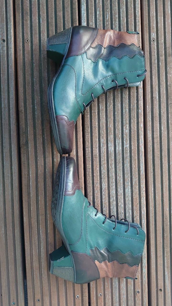 Schuhe Stiefel Vintage Größe 42 Remonte Absatz 5,5 cm 80er / 90er Jahre
