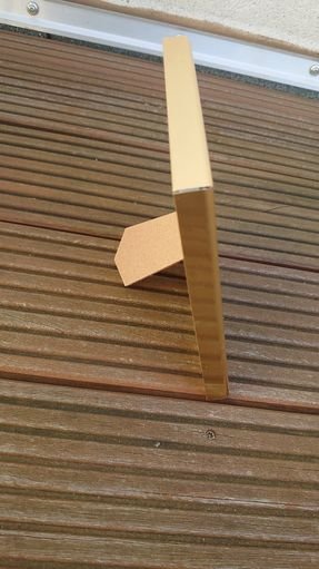 Bilderrahmen  Fotorahmen gold vintage 14 cm breit 19 cm hoch 1,5 cm tief 
