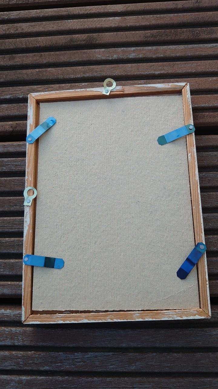 Bilderrahmen Fotorahmen Nr.6 80er / 90er Jahre original Vintage