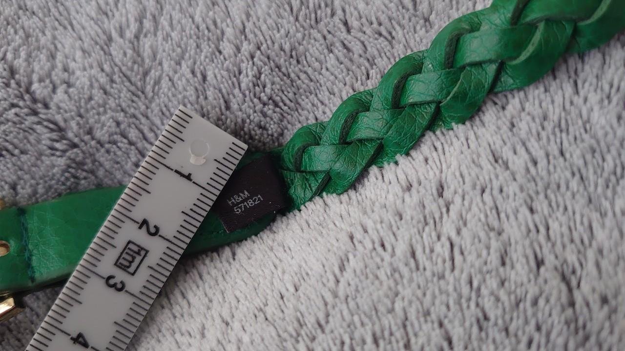 Gürtel h&m grün gold 90er Jahre Vintage