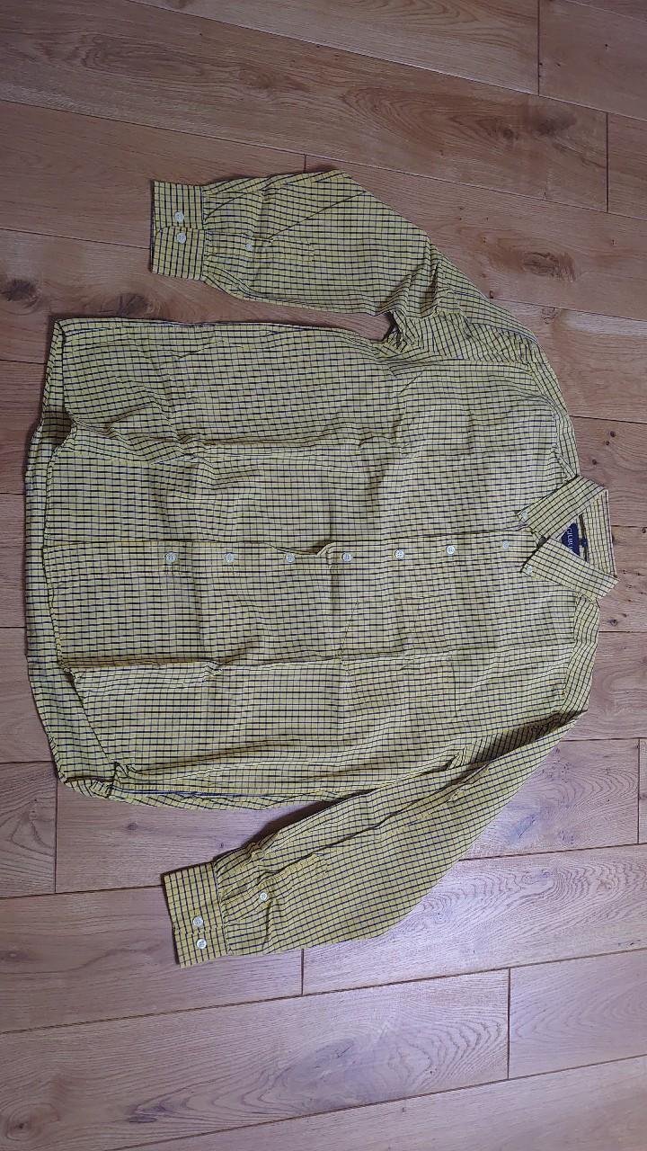 Hemd Gilberto gelb blau kariert Größe 41