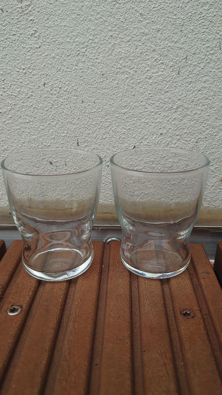 Glas Gläser Trinkglas 70er Jahre original Vintage