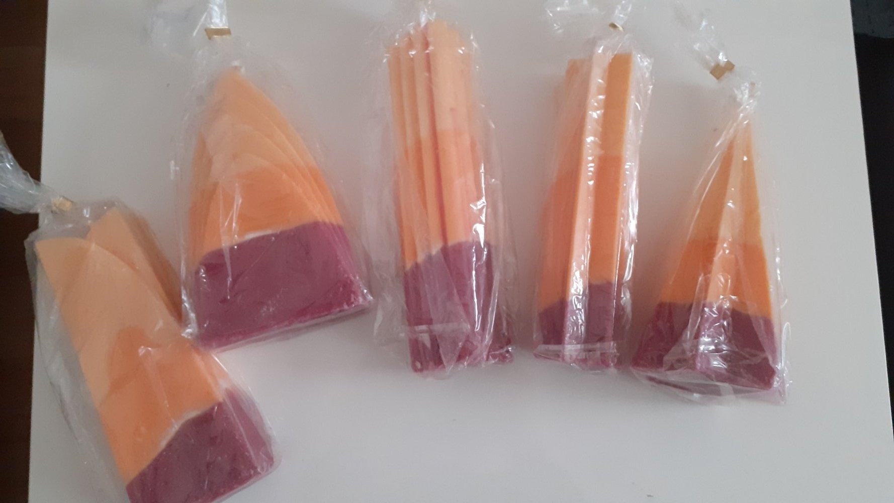 Kerzenset 5 teilig Handmade