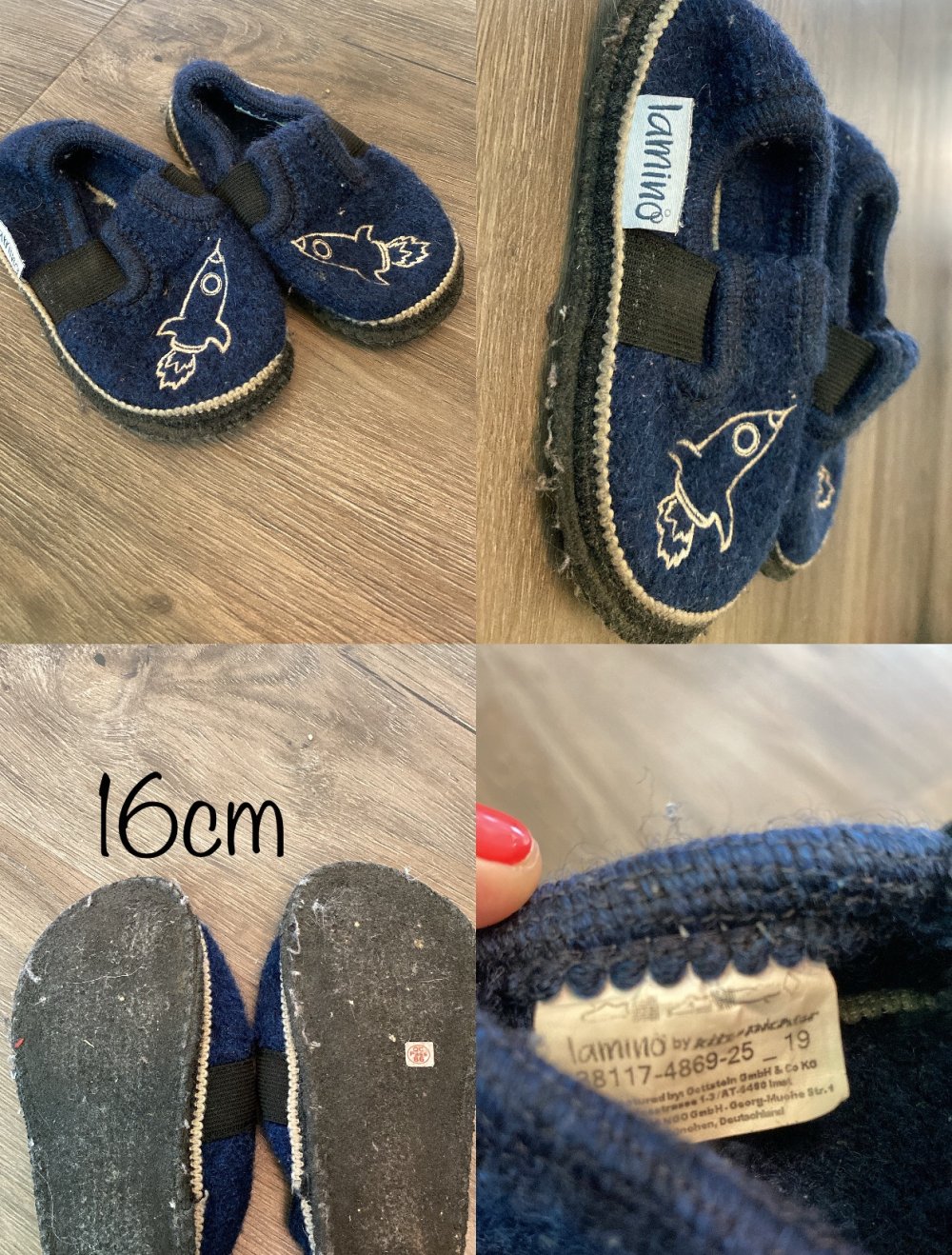 Hausschuhe Jungs 16cm