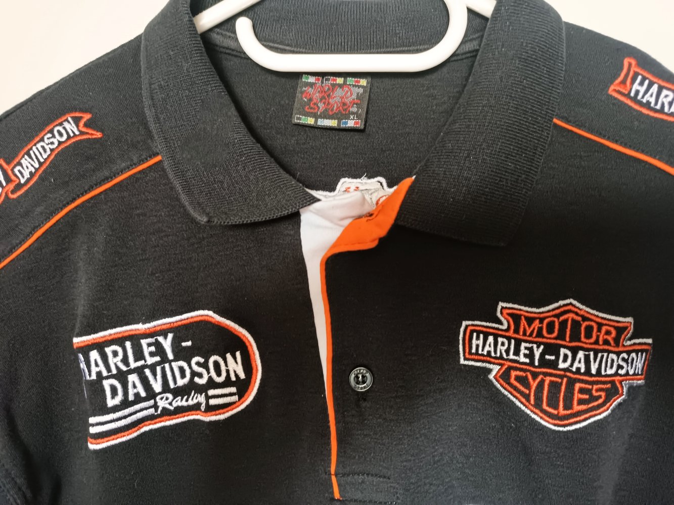 Poloshirt - Harley-Davidson-Style - XL Poloshirt im Harley-Davidson-Style - Größe XL 