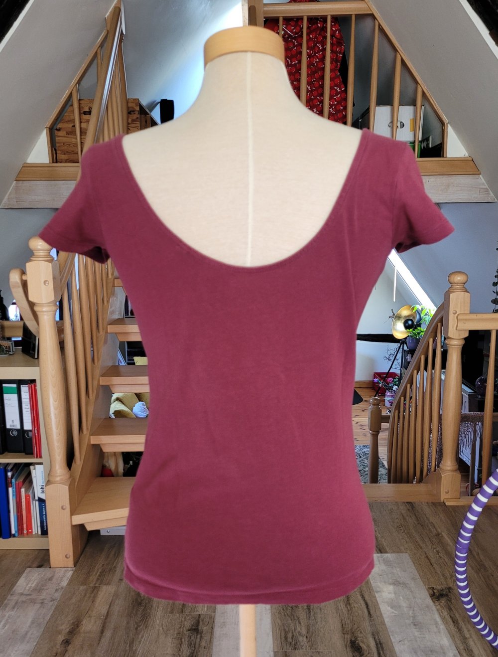 Shirt tiefer Rücken