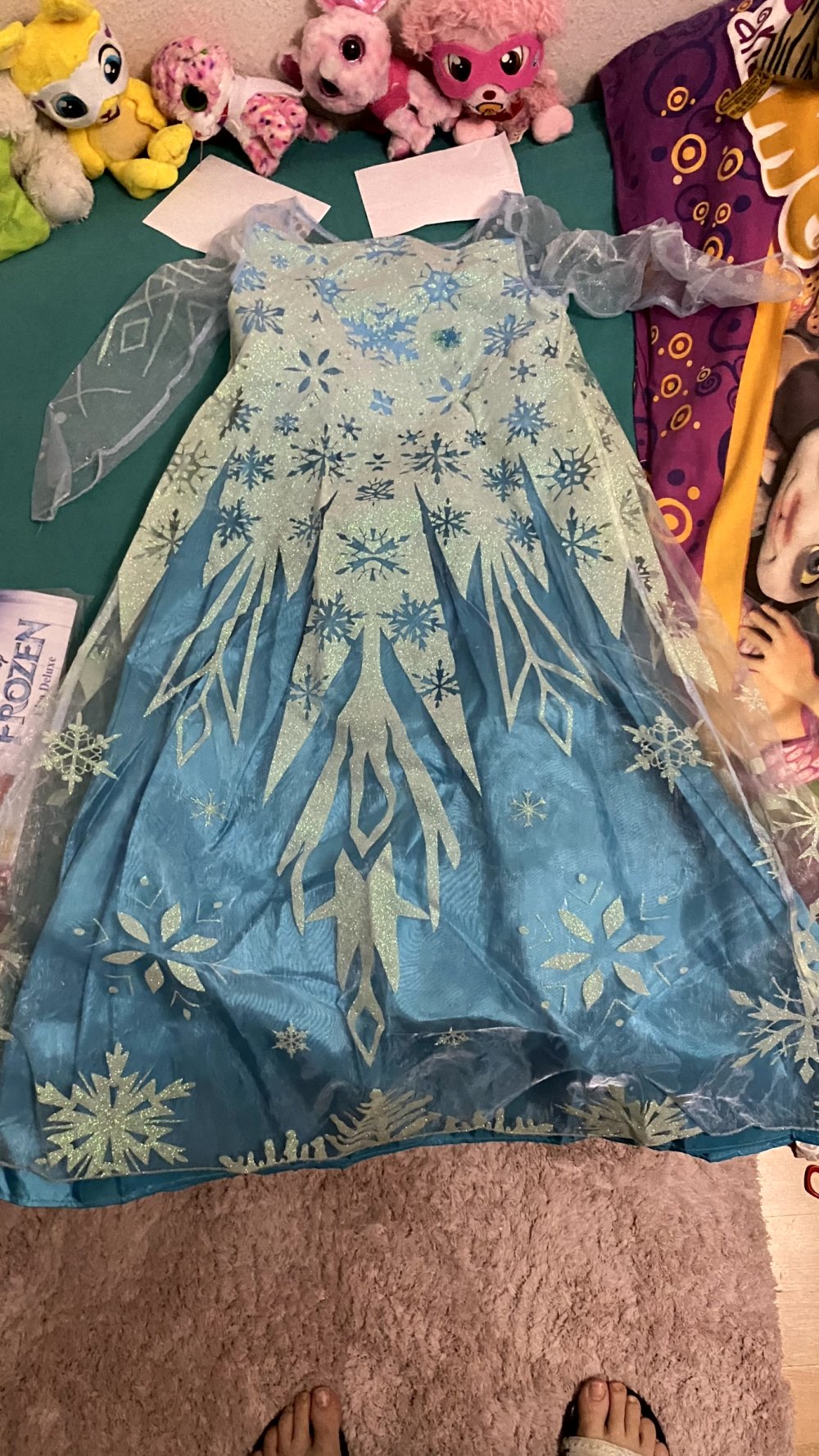Anna und Elsa Kleid für 7-8Jährige Grösse evtl ca 122-128