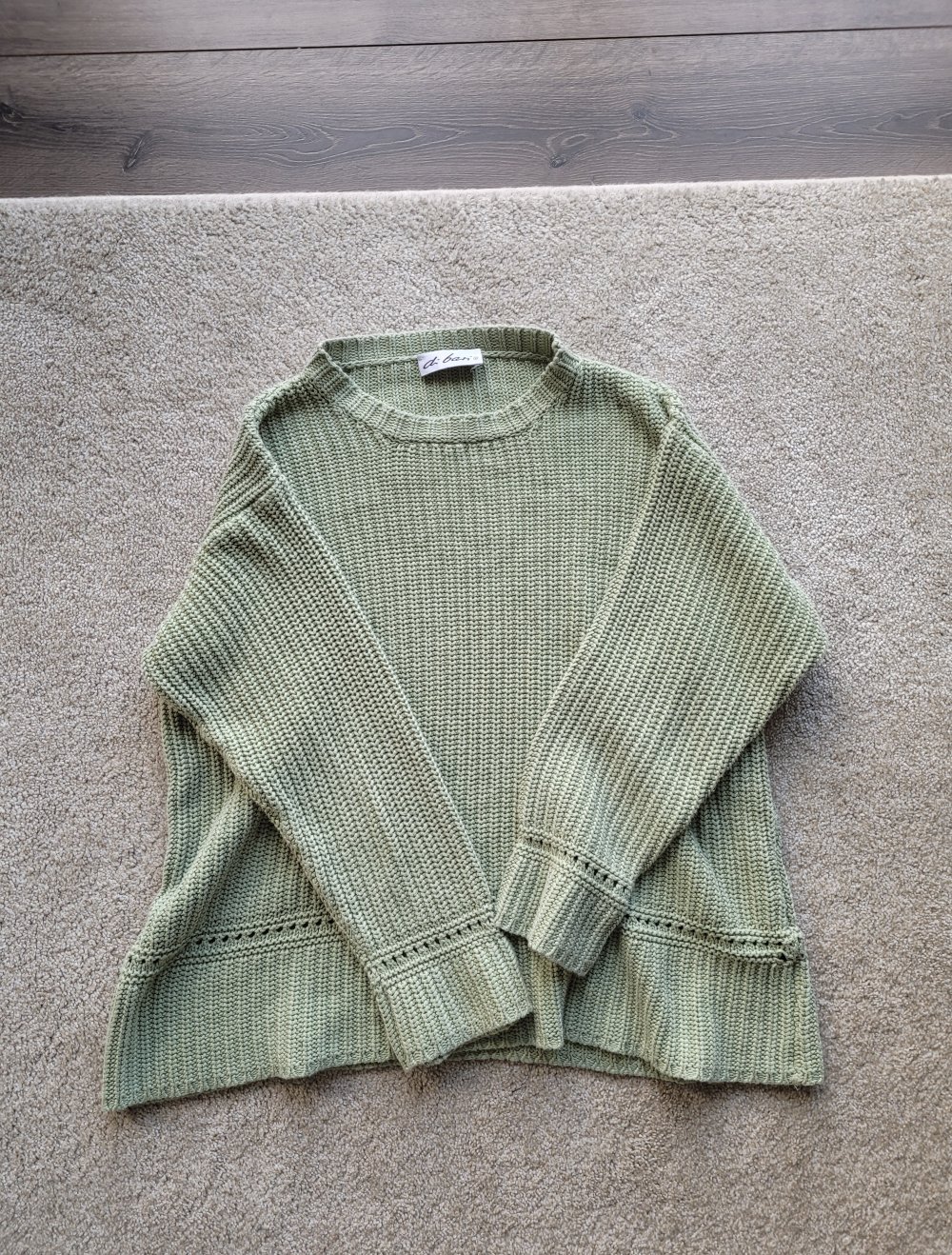 Vintage Strickpulli grün