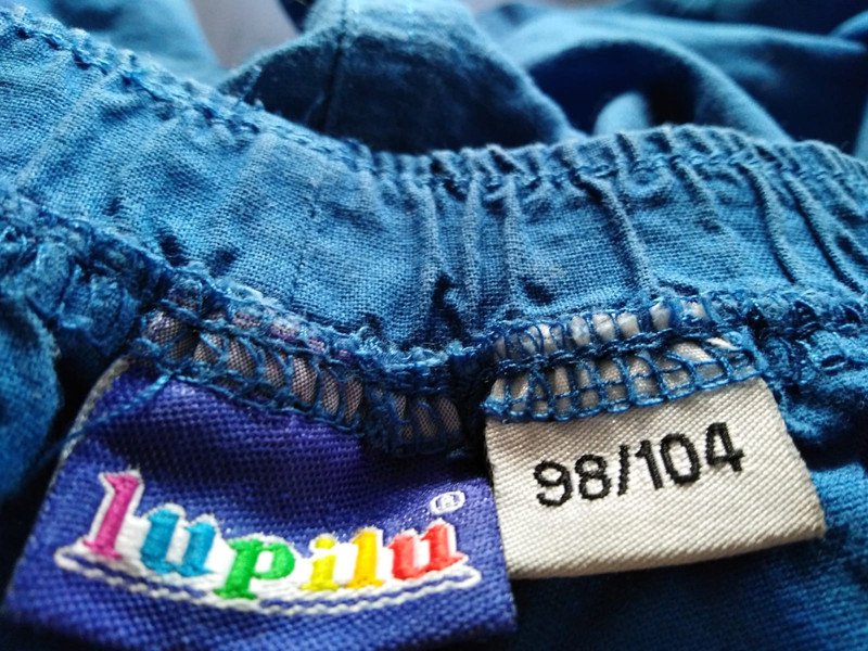 Blaue Shorts - Gr. 98/104 - lupilu