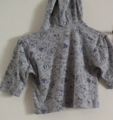 Grauer Zweiteiler - Gr. 74 - Vintage