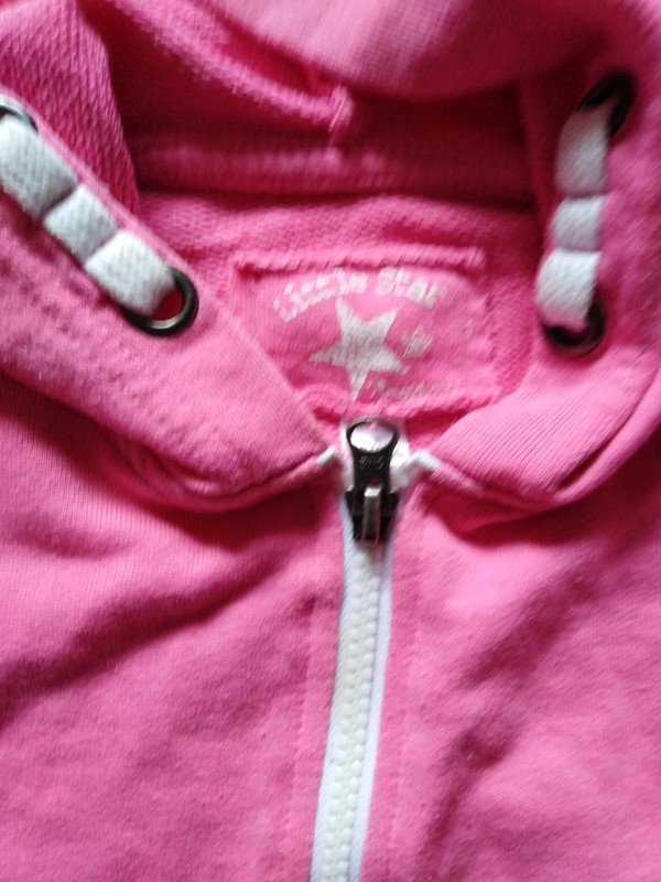 Sweatjacke in pink . Gr. 98/104 