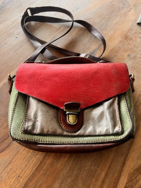 kleine Handtasche - Marke Campomagg1 Teodorano, made in Italy