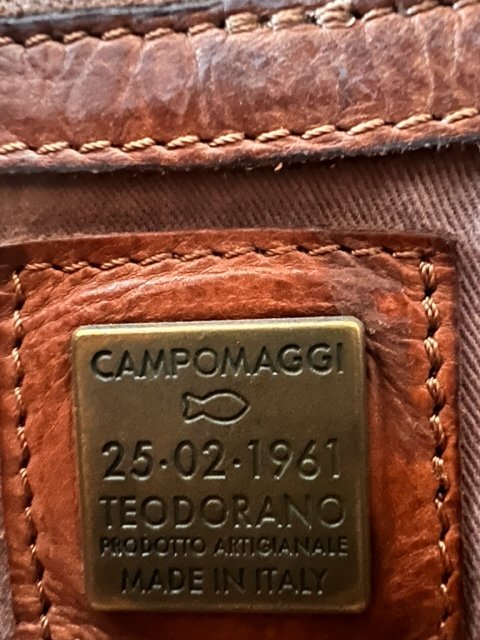kleine Handtasche - Marke Campomagg1 Teodorano, made in Italy