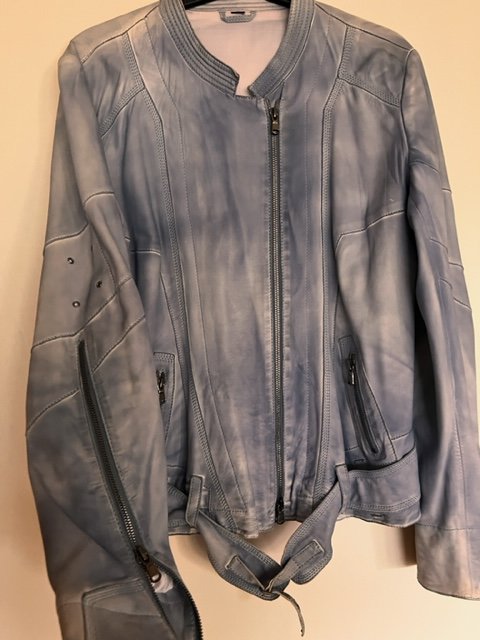 Marc Cain Vintage-Look Damen Lederjacke