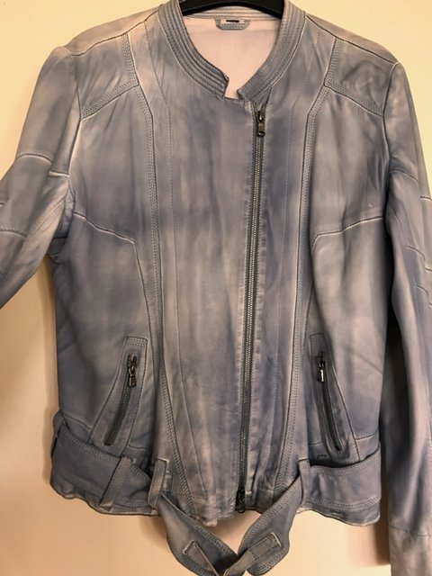 Marc Cain Vintage-Look Damen Lederjacke