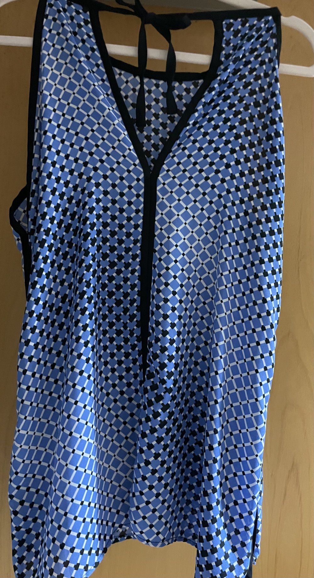 Top Tunika blau gemustert M Spense