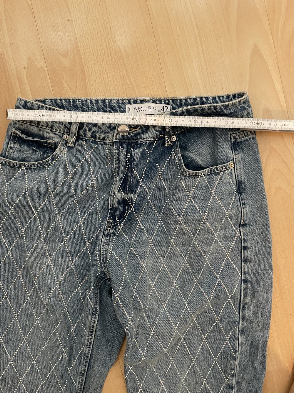 Lässige Glitzerjeans Amisu New Yorker 42 (38)