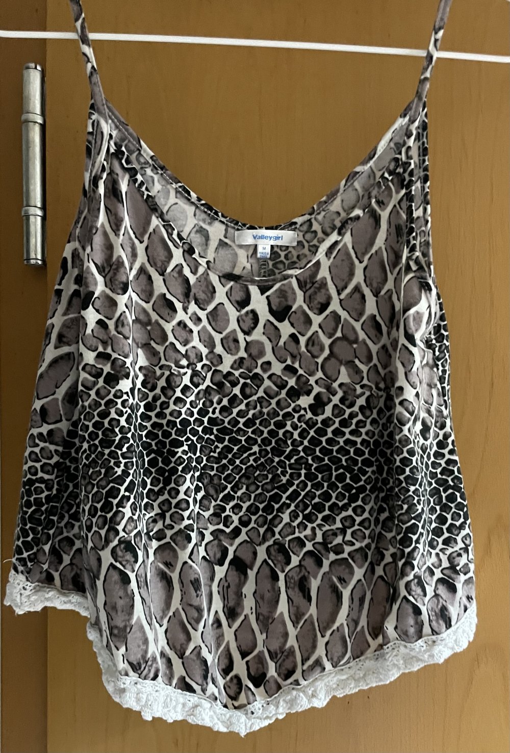 Leo Animal Print Top M Valleygirl