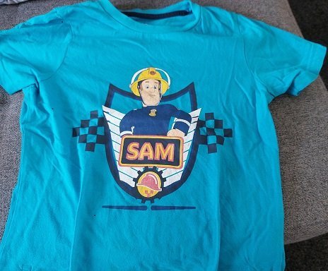 Paket 4 Feuerwehrmann Sam T-Shirts Grösse 110/116