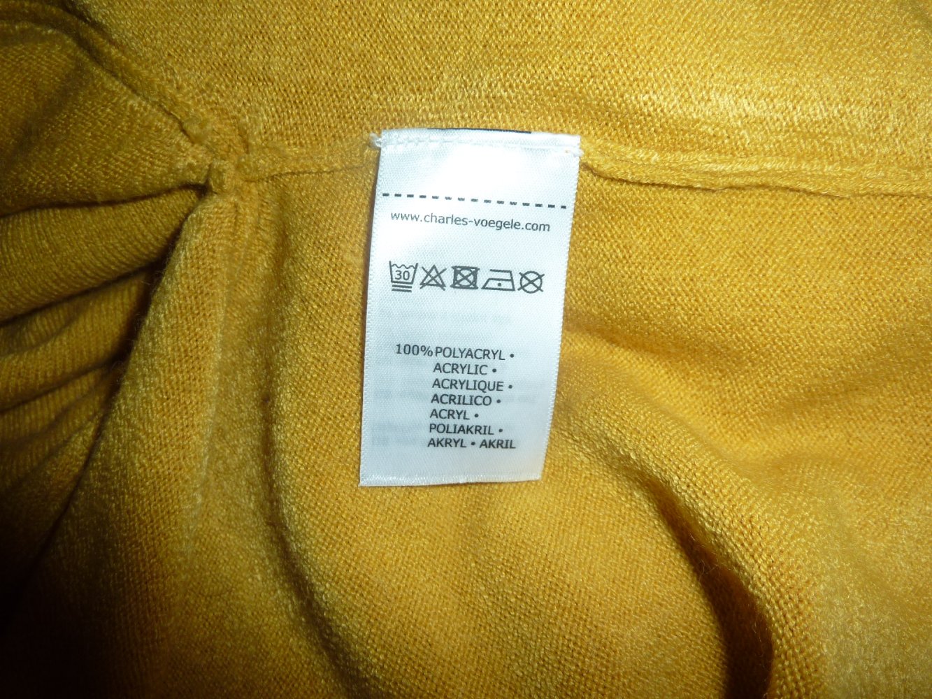 Damen Pullunder NEU Charles Vögele S wie M bis L 38 40 42 Weste senfgelb Pullover Pulli Strick