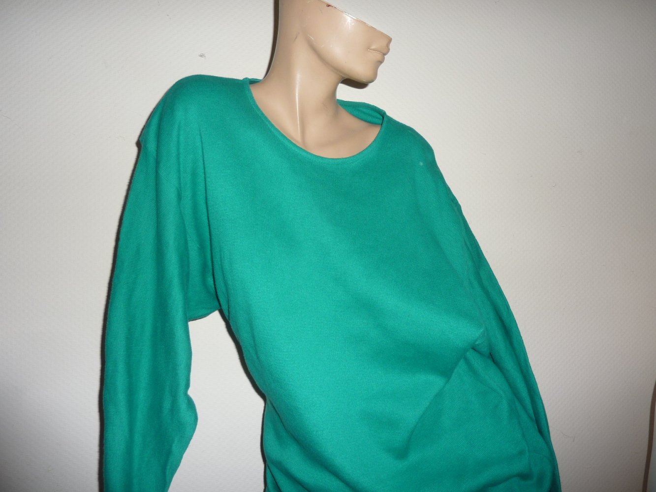 Strickkleid Kleid lang XL 42 44 46 grün Maxikleid Winterkleid Blue Horizon Winterkleid