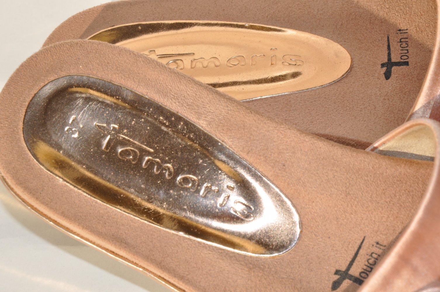 TAMARIS PANTOLETTEN 37 BEIGE