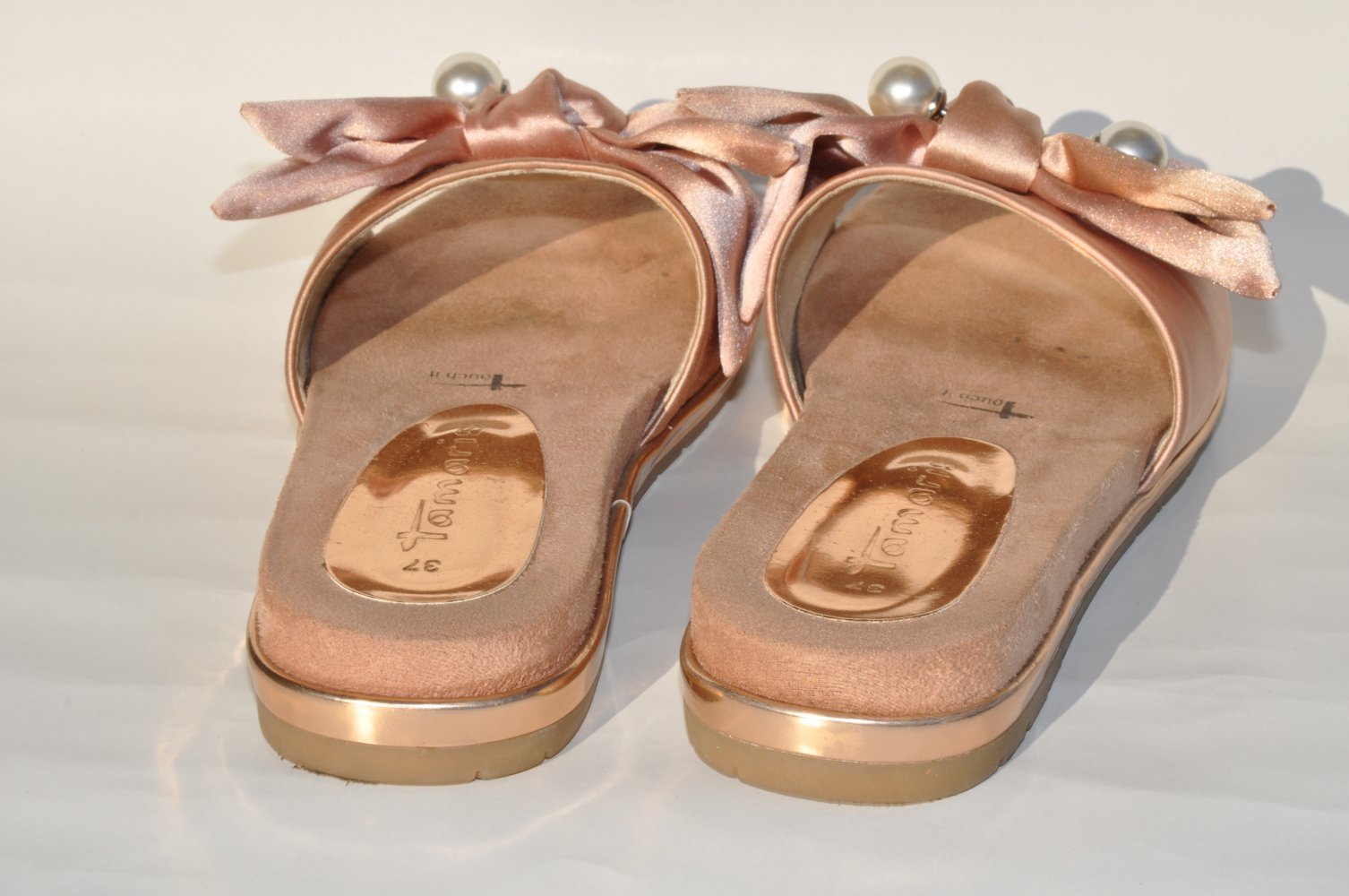 TAMARIS PANTOLETTEN 37 BEIGE