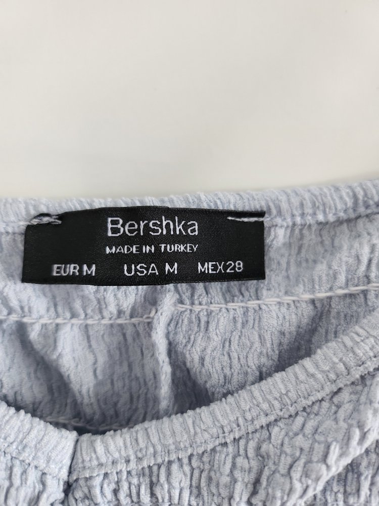 Bershka Pastellblau Top M