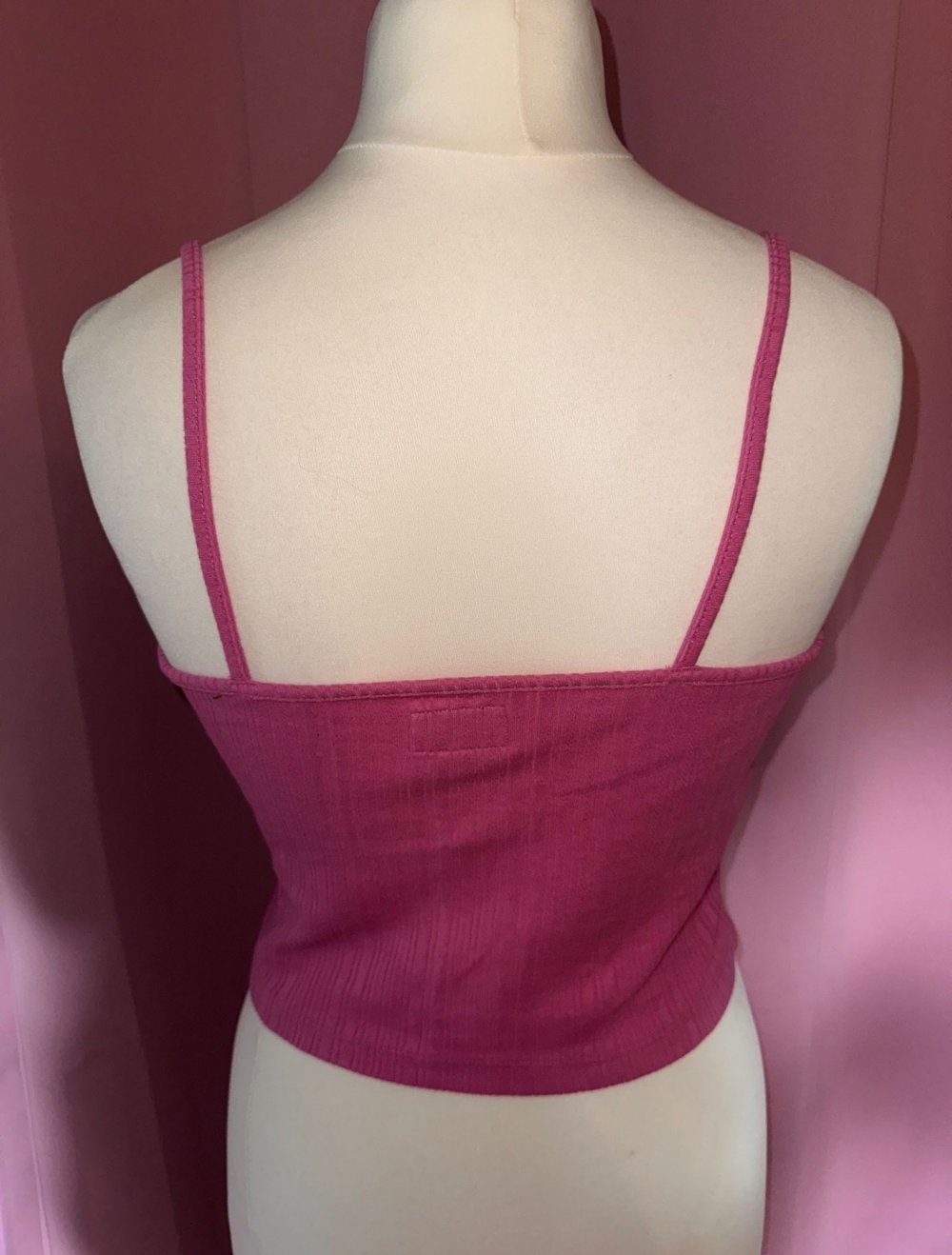 Crop Top/kurzes Oberteil von Only, Pink, Größe L