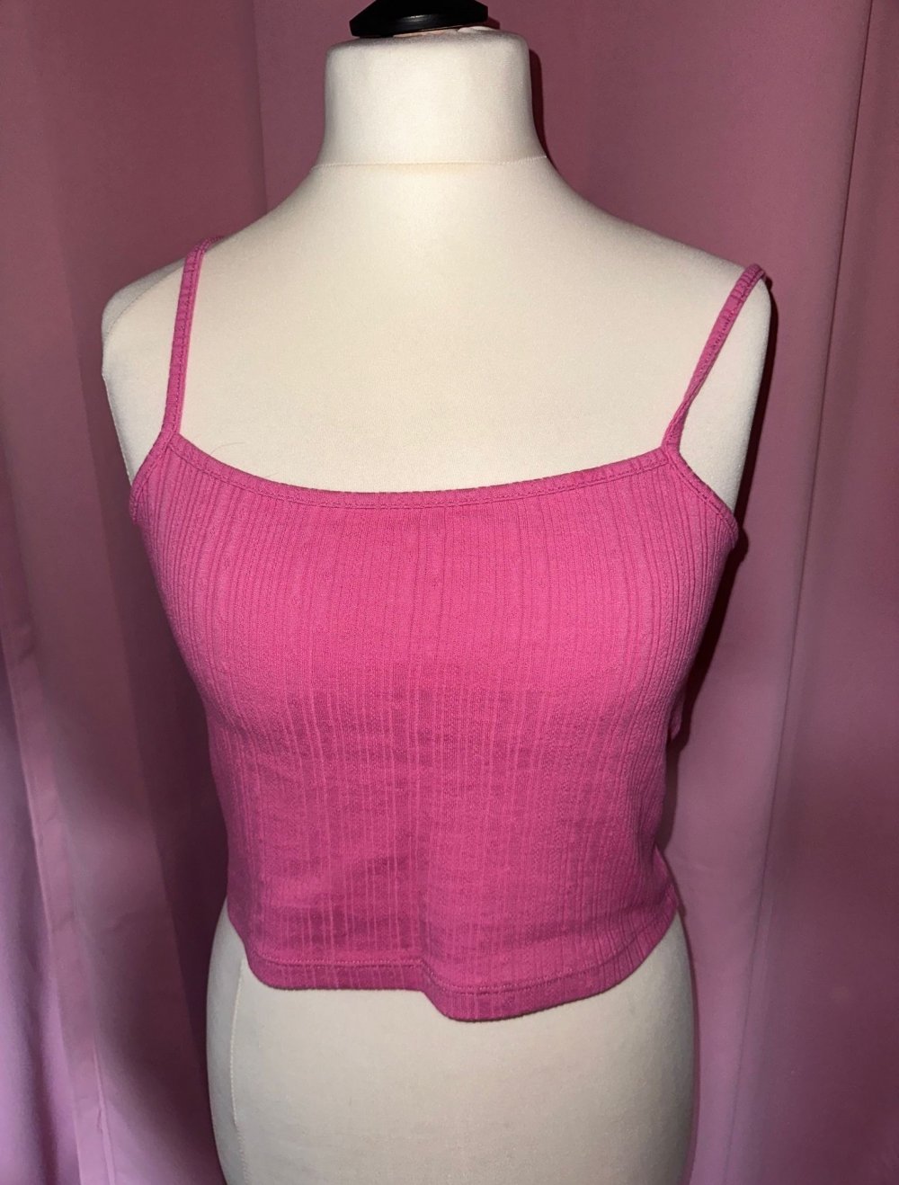 Crop Top/kurzes Oberteil von Only, Pink, Größe L