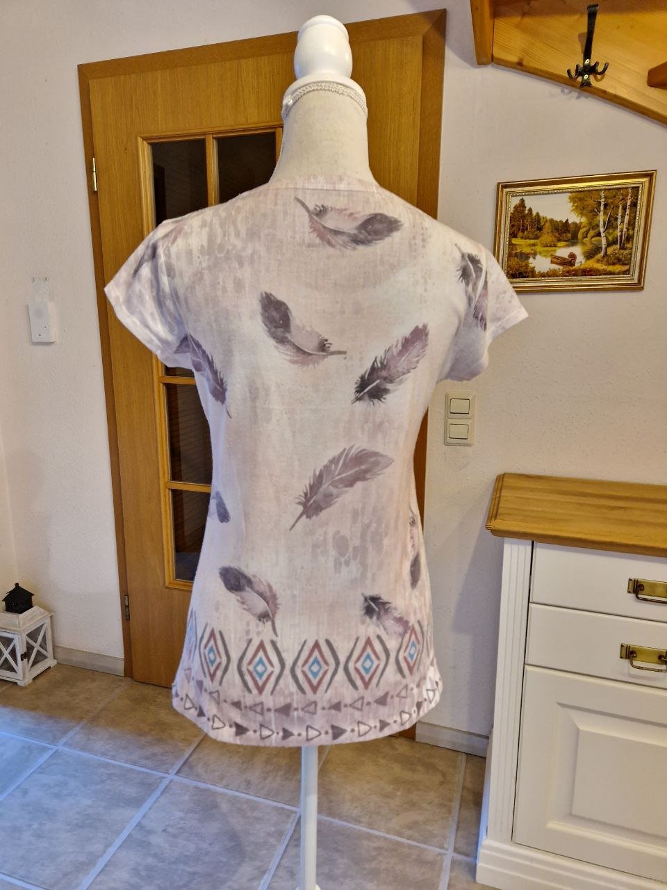 Lindsay Moda. Italy   Bequemes T-Shirt.  Größe S. 