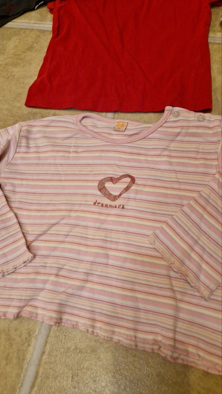 Kinderbekleidungspaket 86-92. Für Mädchen. 8 Teile. 