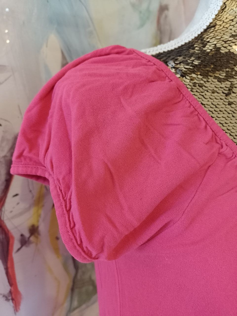 Elegantes T-Shirt - Bluse.  Viskose.  Größe S.