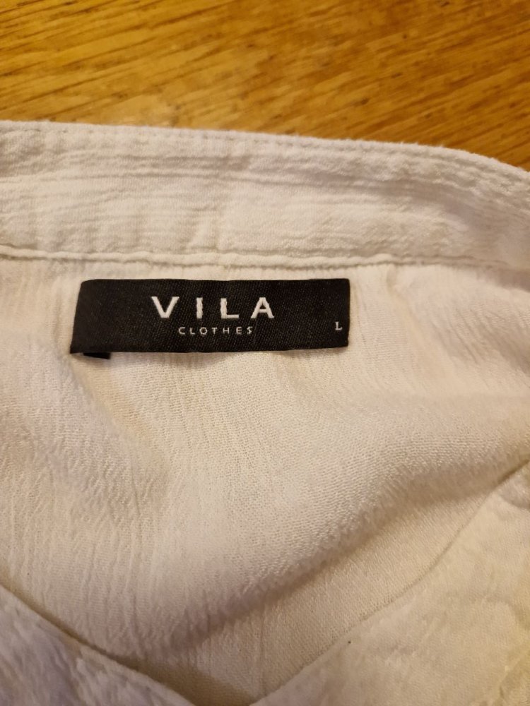 Vila.  Elegante Bluse - Top - Hemd.  Baumwolle.  Größe XXL.