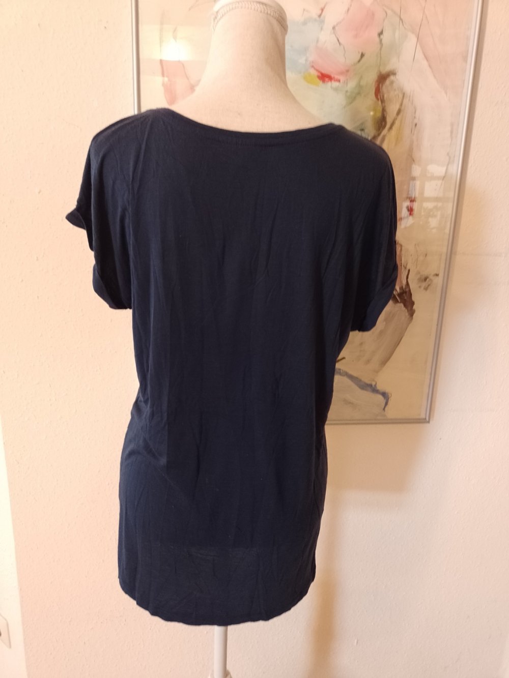 INFINITY. Elegantes T-Shirt - Bluse - Top. Baumwolle Größe S.