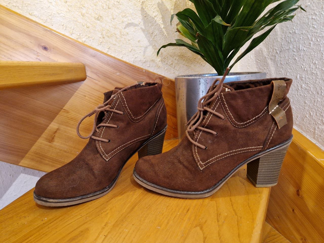 Tom Tailor. Schöne braune Stiefel. Größe 39. 