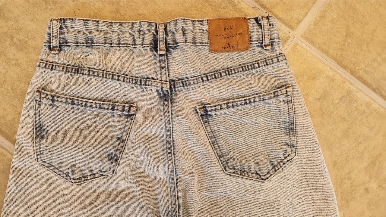Vonnavi. Wie neu. Stylische blaue Jeans.  Baumwolle. Große 40 (29). 