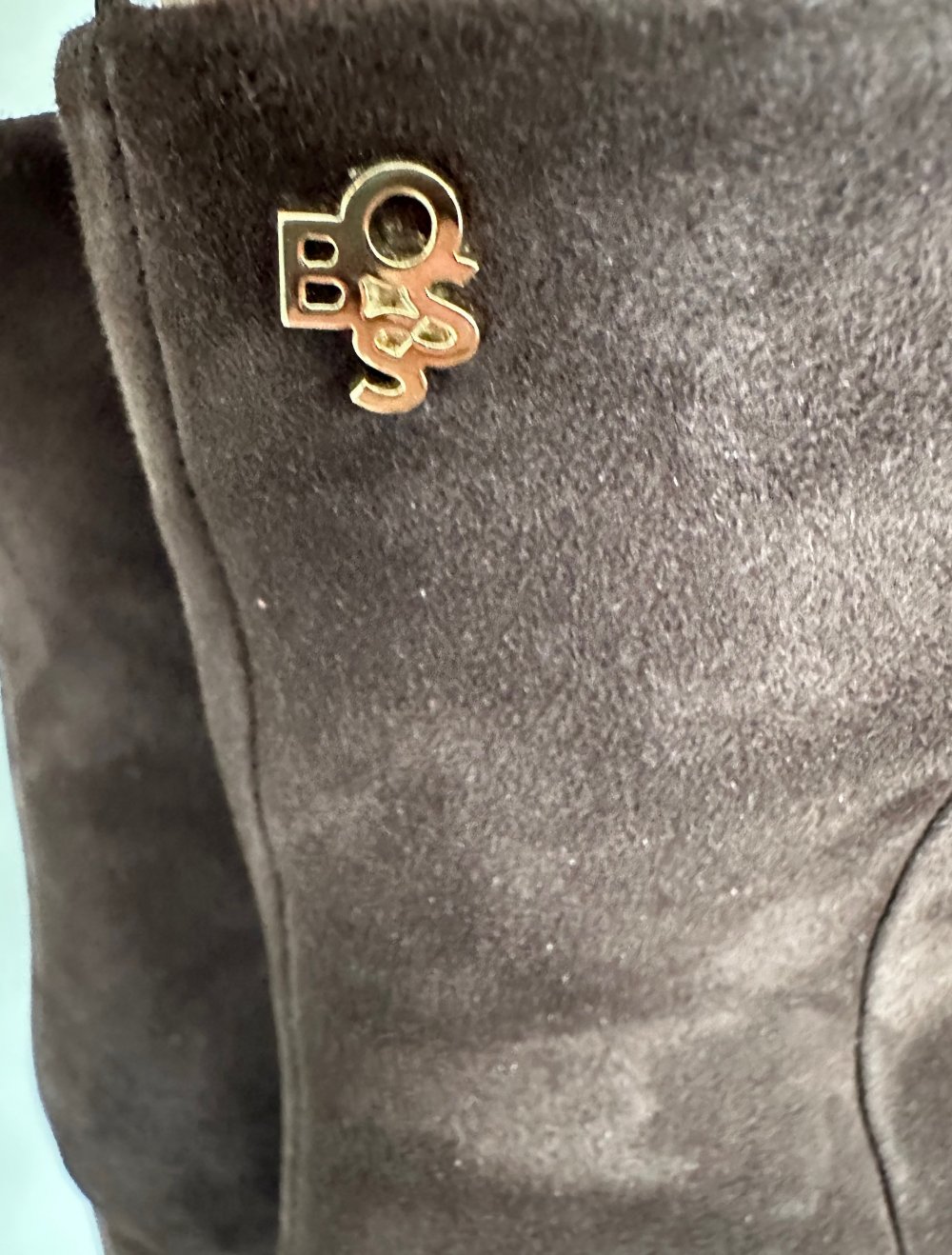 Hugo Boss Damen Stiefeletten braun Wildleder 41 neu