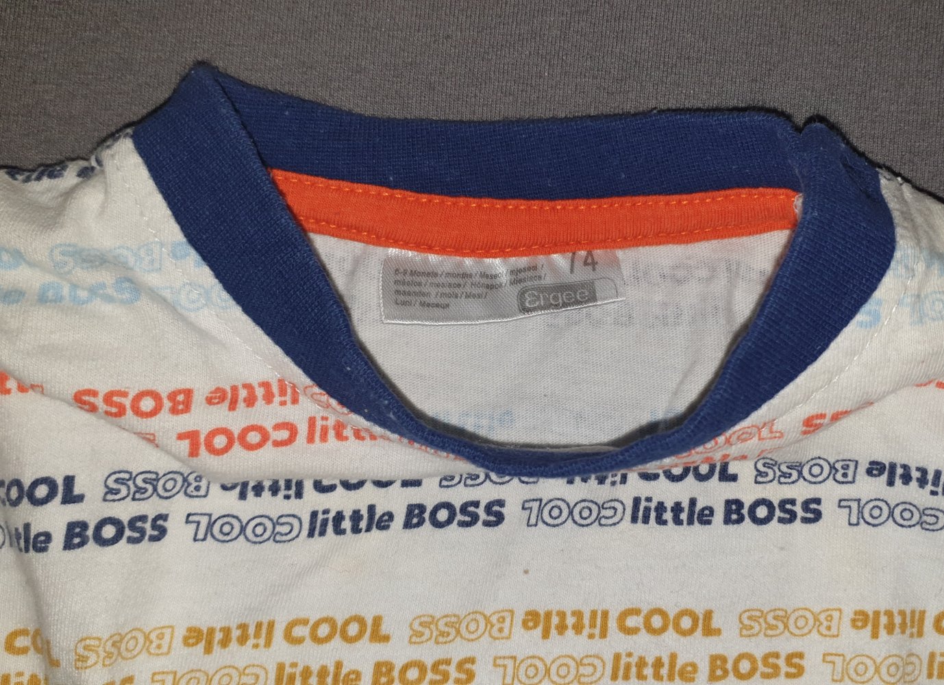  Langarmshirt von Ergee für Jungs Gr. 74 