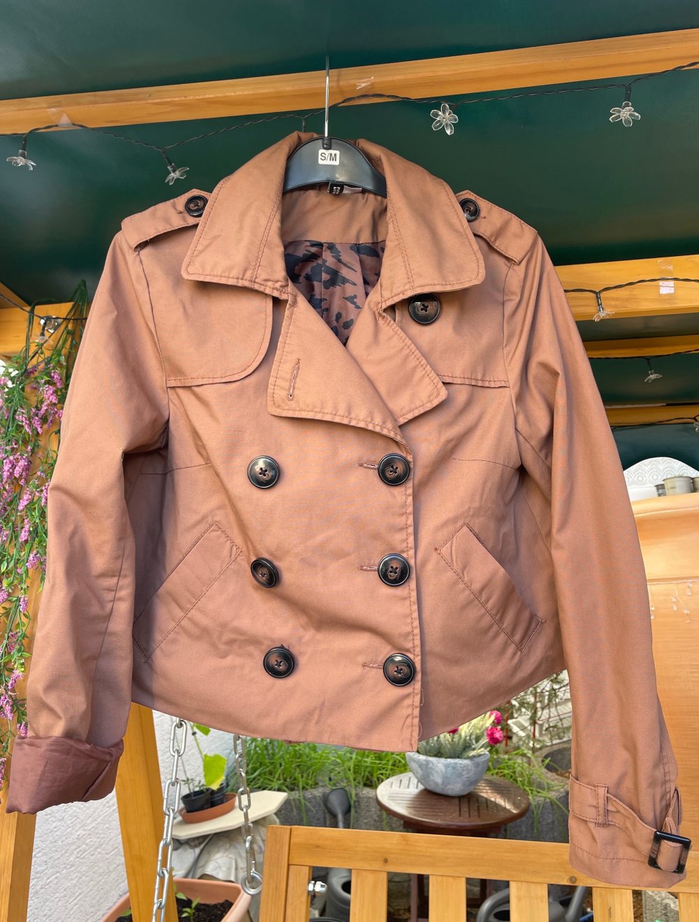 Braun jacke von Dividet H&M gr 34