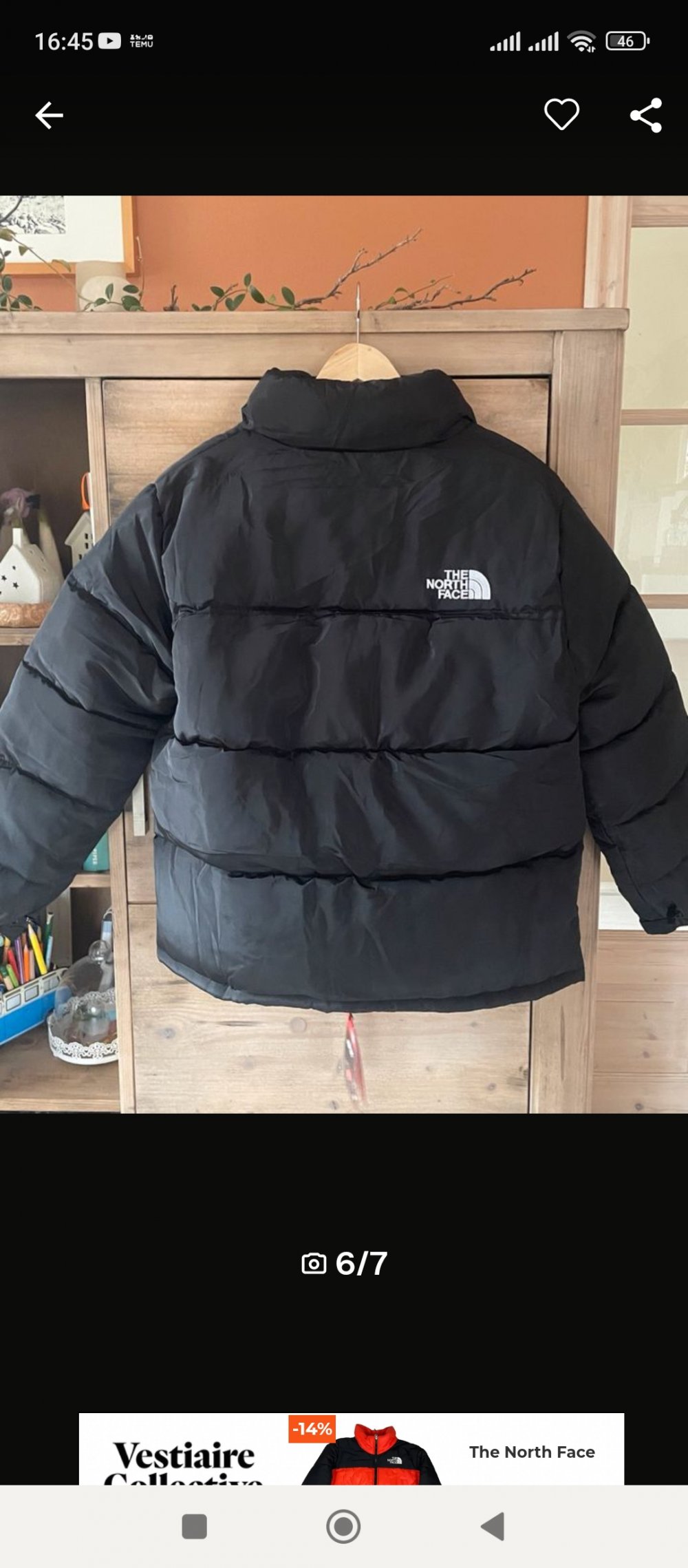 The Northface Jacke XL