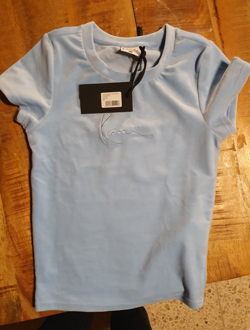 Karl kani Nicki hellblau T-Shirt