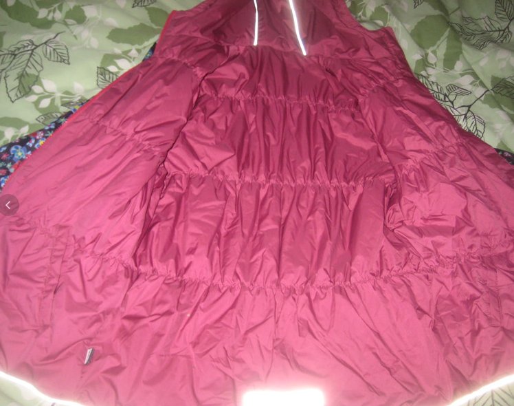 Jako-o Mädchen Winterjacke Blau mit bunten Blumen, Gr.140/146