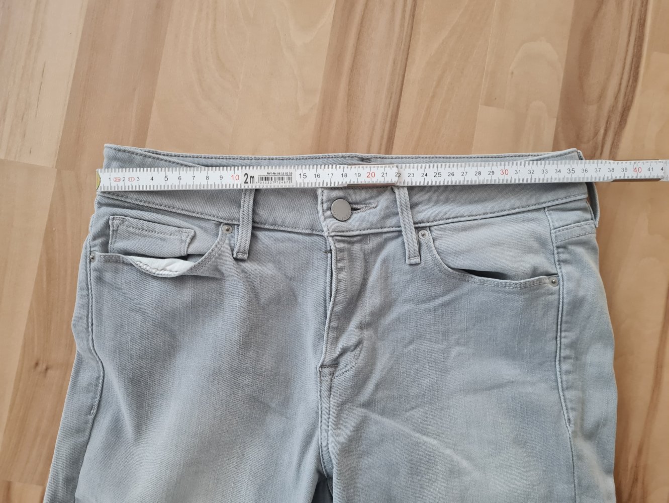 Graue Jeans Calvin Klein W28 L32 Ultimate Skinny