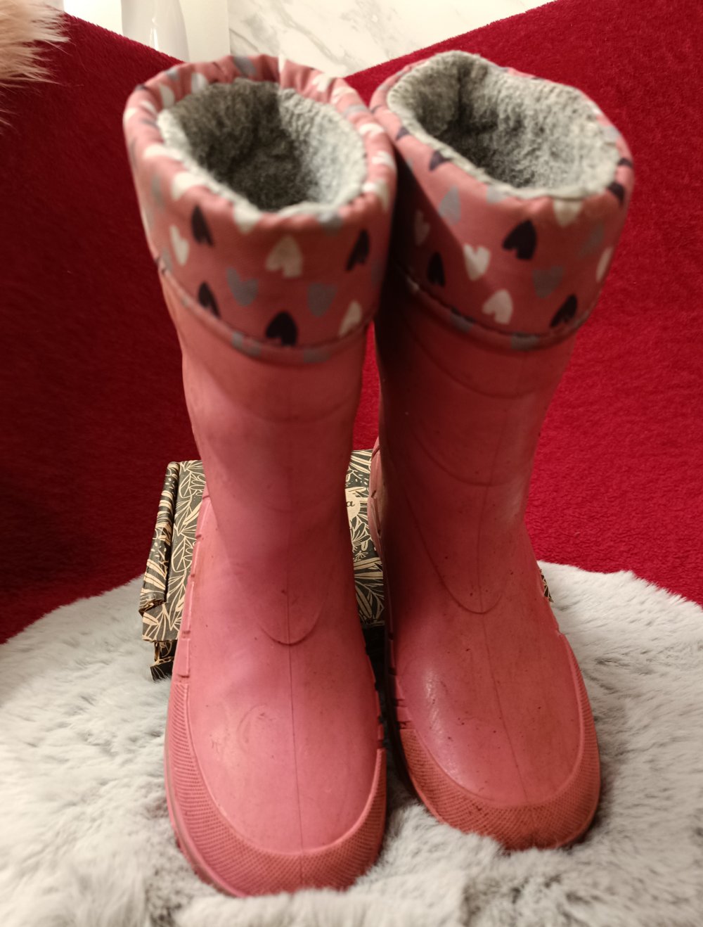 gefütterte Gummistiefel