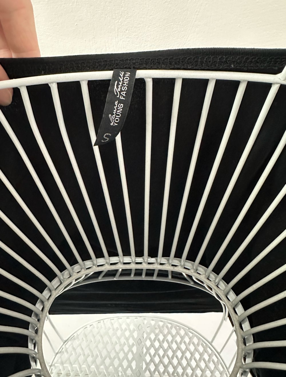 Shirt Oberteil t-Shirt Basic schwarz S