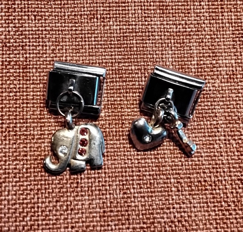 Original Nomination Armband mit Motivelement Zwilling + 3 Charms